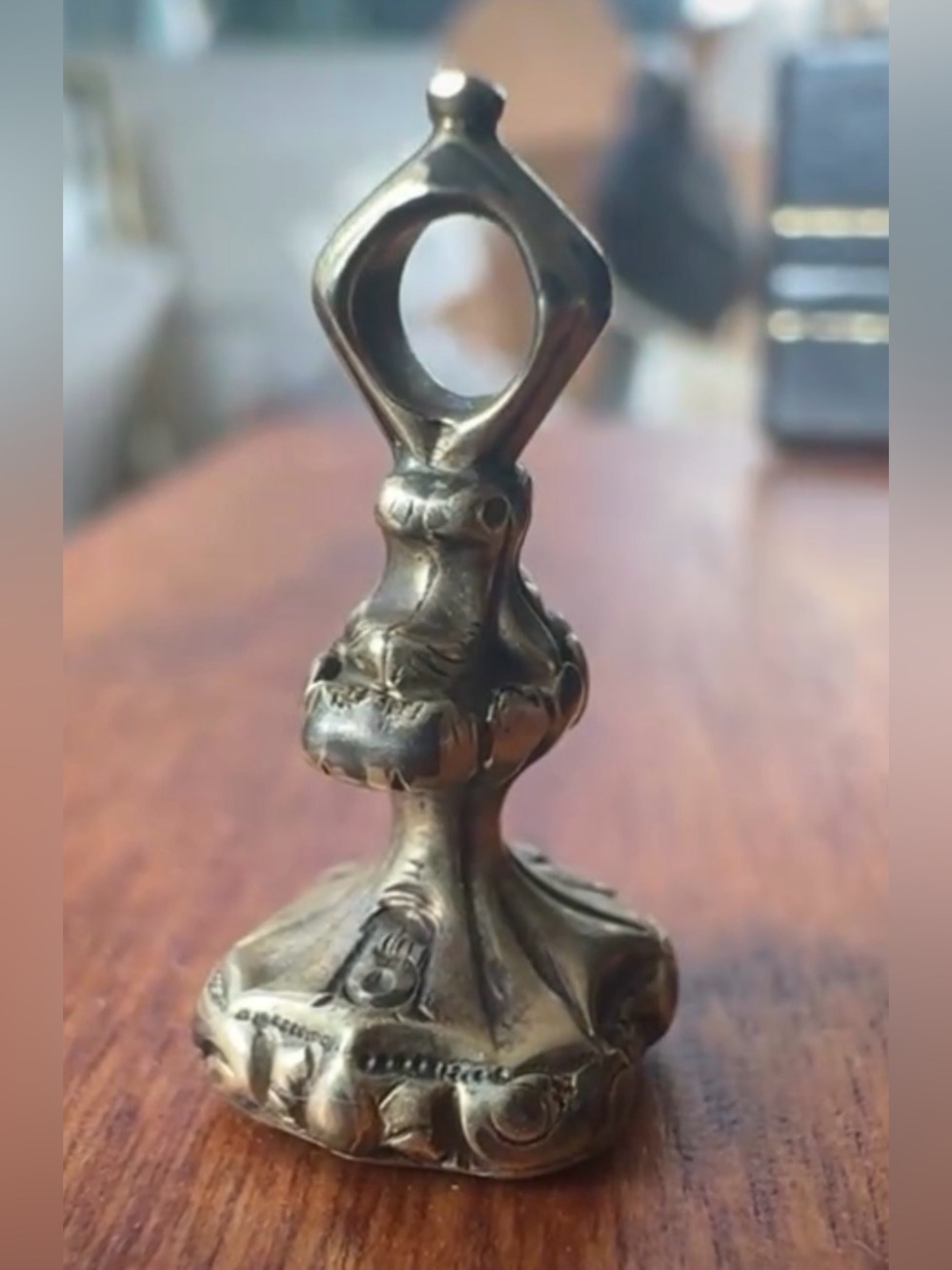 Antique GF Bloodstone Fob